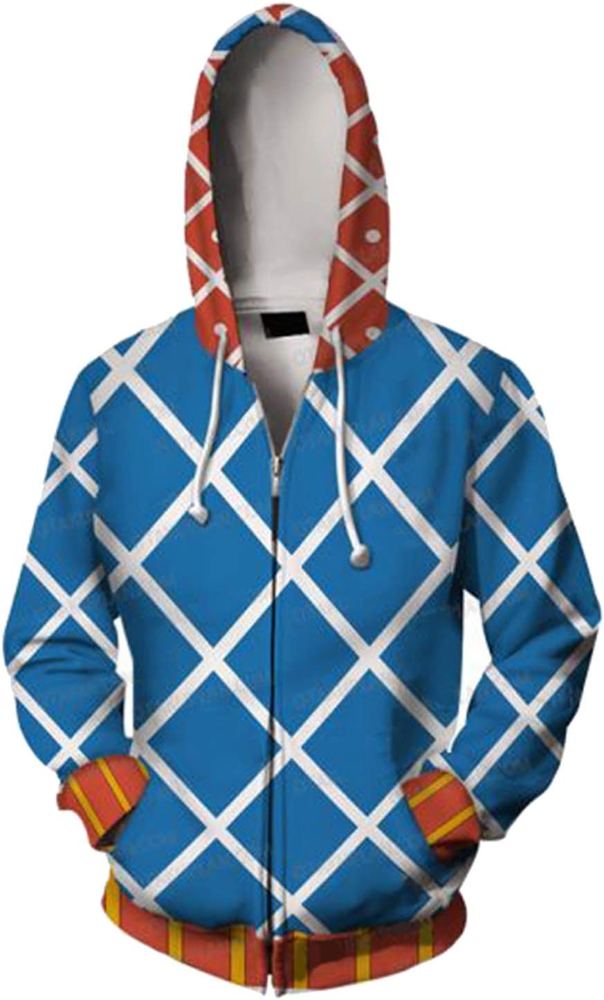 Guido Mista Hooded Sweater 3D Printed Guido Mista Zipper Coat Jacket Hoodie