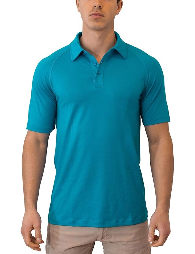Woolx Summit Men's Merino Wool Polo