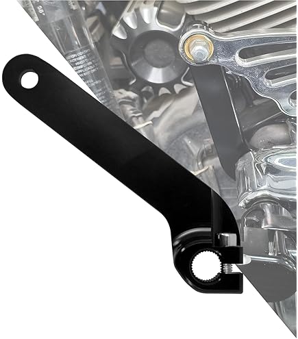 WOWTK Inner Steel Shifter Lever Shaft past voor Harley Touring Road King Electra Glide Street Glide 1984-2016 Vervangen voor 33709-82A, zwart