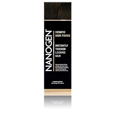 Nanogen Hair Fibers Black 30g (Set of 12)