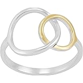 Silpada 'Pagosa' Sterling Silver and 14K Yellow Gold Plating Ring