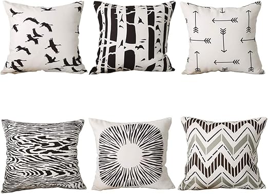 FanHomcy 6 Pack Geometric Throw Pillow 