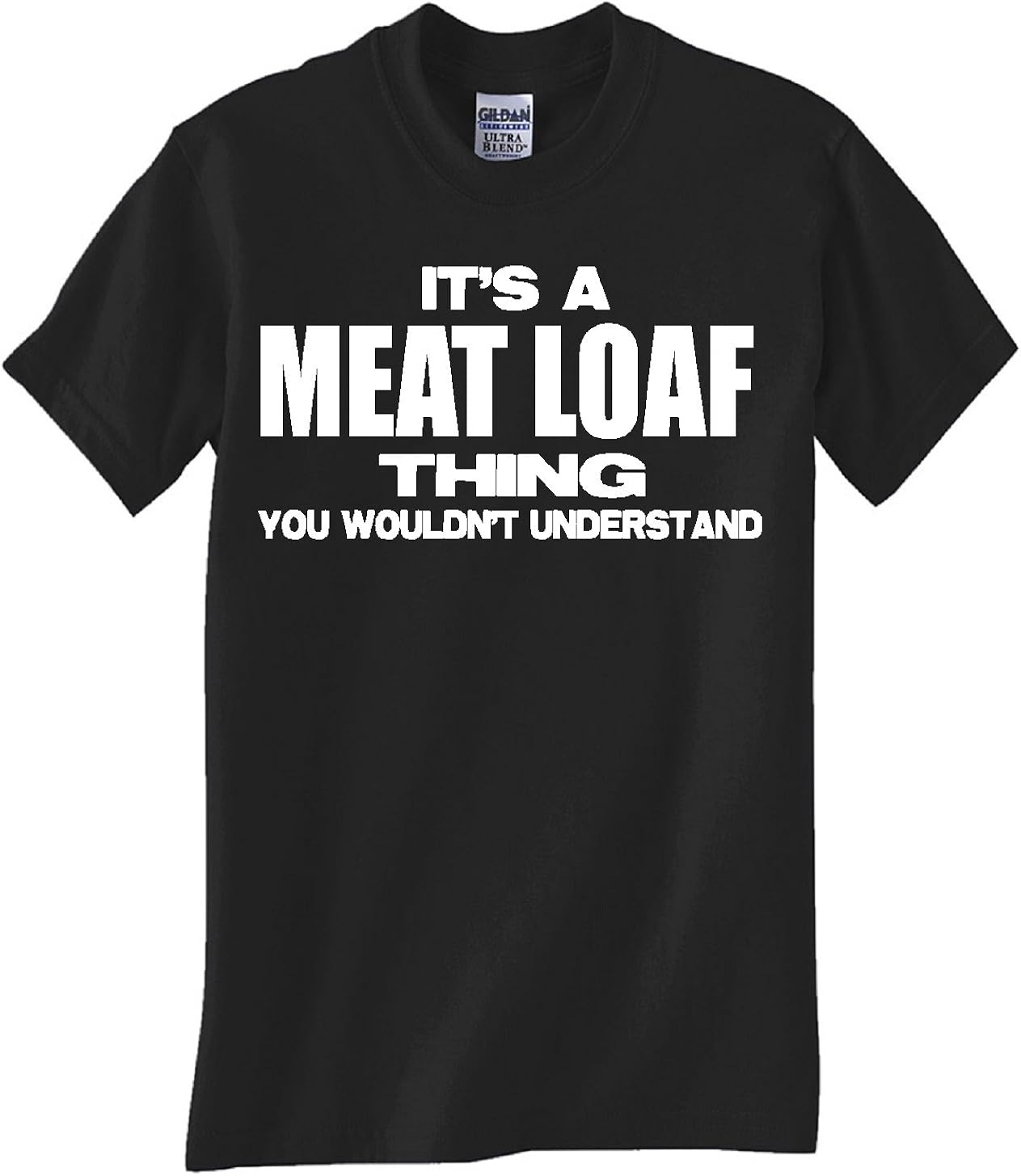 STUFF WITH ATTITUDE Meat LOAF Thing Black T Shirt