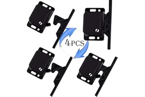 AYCQ RV Drawer Latch Replacement for RVS Cabinet Lock latches Universal Push-to-Close Grabber Catch,Ideal for Motorcoach,RV Motorhome,Boat,Camper,Trailor,Home Camper Accessories for Travel Trailers