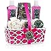 Easter Gift Spa Bath Basket - Rosemary Mint Scent - Best Wedding, Birthday, Anniversary, or Graduation Gift for Women - Bath Gift Sets Includes Shower Gel, Bubble Bath, Bath Salt, Body Lotion & More!