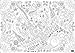 Large Coloring Paper Tablecloth Or Poster | Pretty Bird Bohemian | Thick & Leak-Proof | Comes With 12 Color Pencil Set | Great For Your Crayons & Markers | Fun At A Party Or Any Time | Decoration