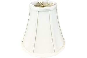 Royal Designs, Inc. "True Bell Lamp Shade with Round Clip, White, 3.75"" x 7"" x 6.75""" (BS-704RC-7WH)