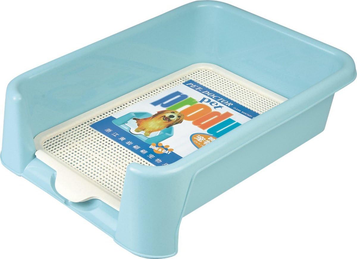 LoveSheRainbow Pet Plastic Fence Indoor Dog Potty Training Toilet Pad Holder