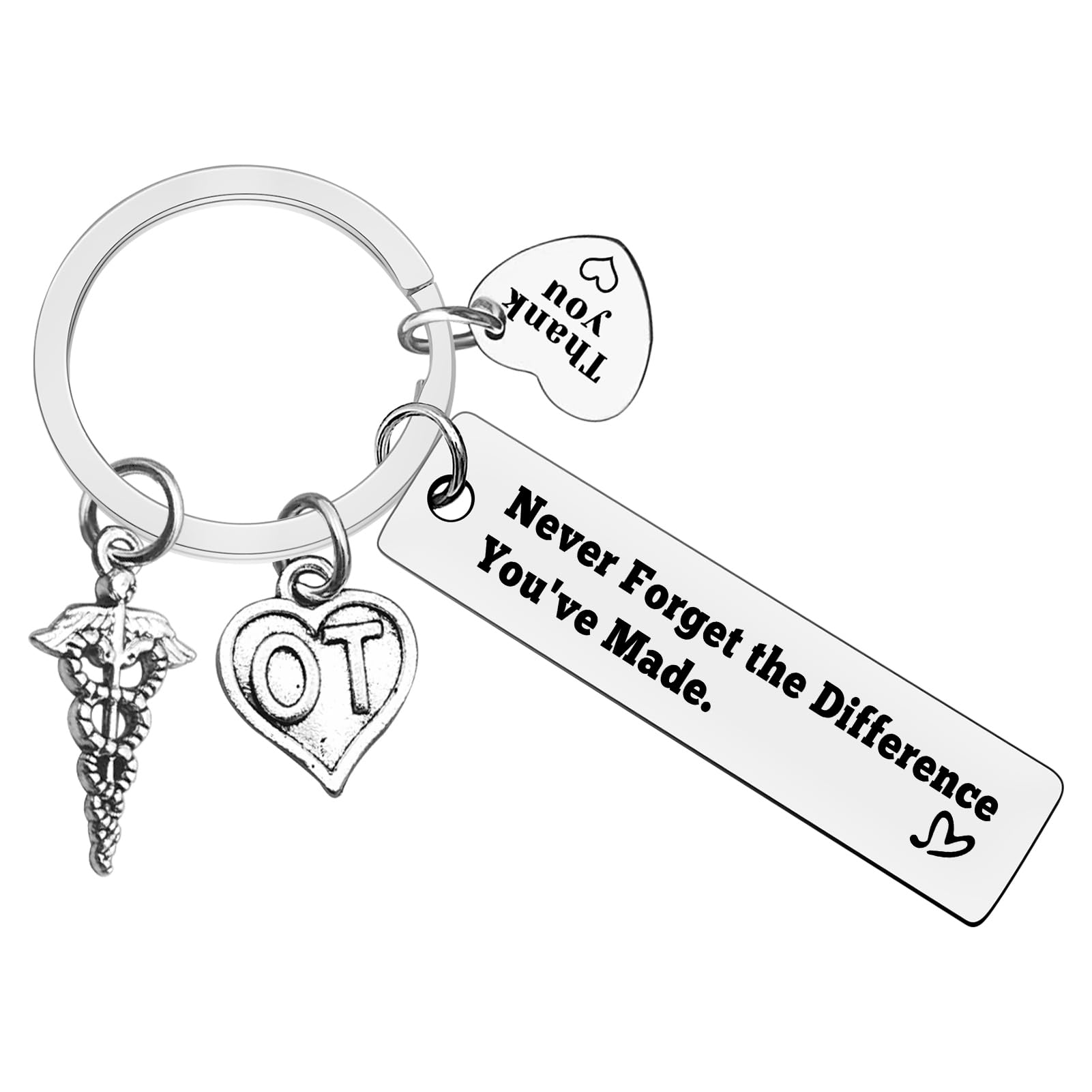 Ximalun Occupational Therapy Keyring Occupational Therapist Appreciation Gifts OT Assistant Gift OT Teacher Gift OT Therapist Student Graduation Gift Thank You Gift for Occupational Therapist