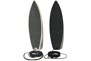 Windeck Finger Surfboard - Rad Fingerboard Toy - Surf The Wind - Mini Board for Kids and Surfers Looking to Hone Their Surfer Skills (Black & White)