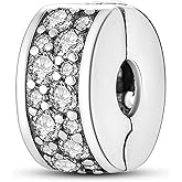 H.ZHENYUE Silver Clip Charms for Bracelets 925 Sterling Silver Dangle Pendants Beads Jewelry for Women