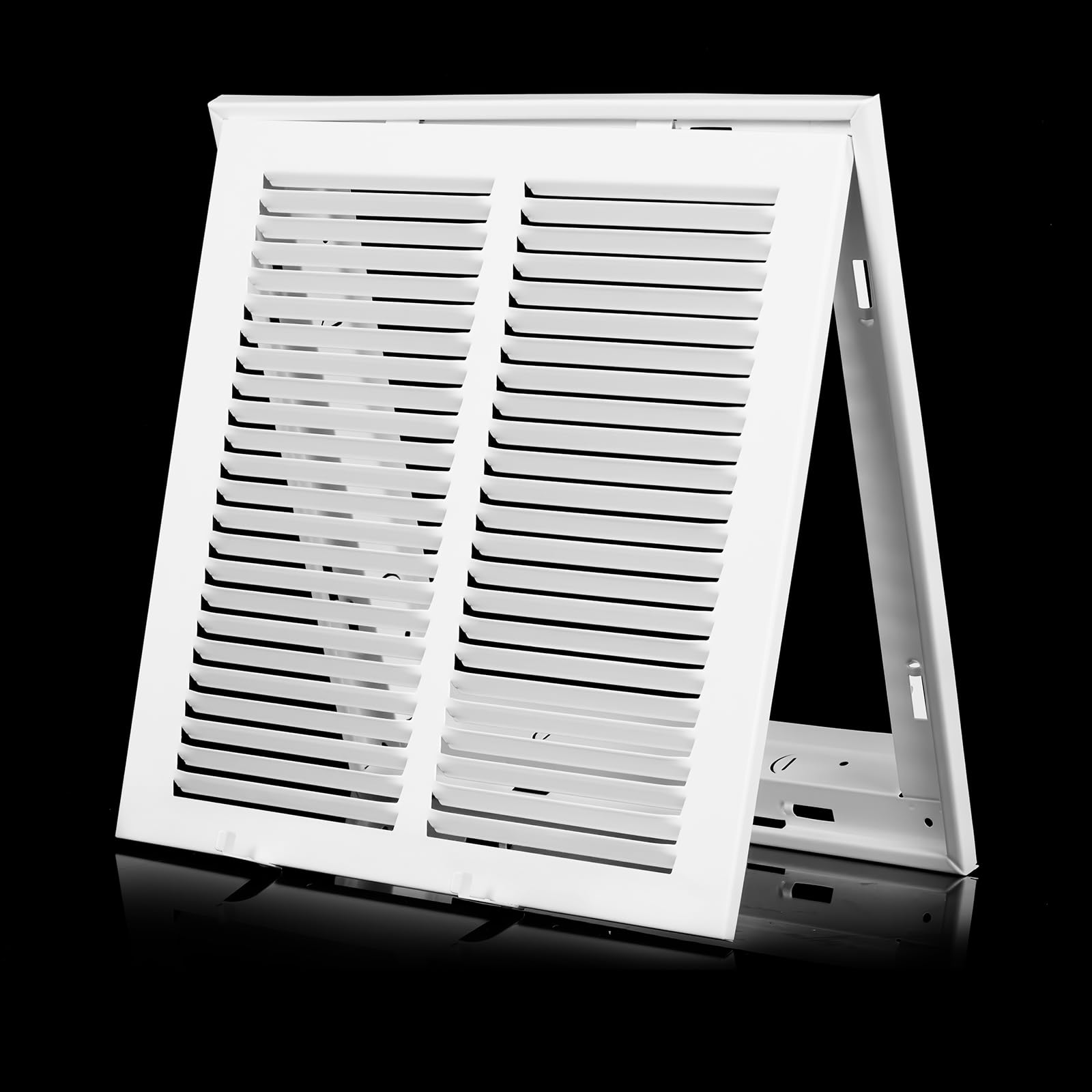 View 1 of 14x14 Return Air Grille [Duct Opening Size],Return Air Vent Cover for Wall Or Ceiling,Steel Return Air Filter Grilles Removable Face/Door for 1 Inch Filters (14"W x 14"H [Duct Opening])