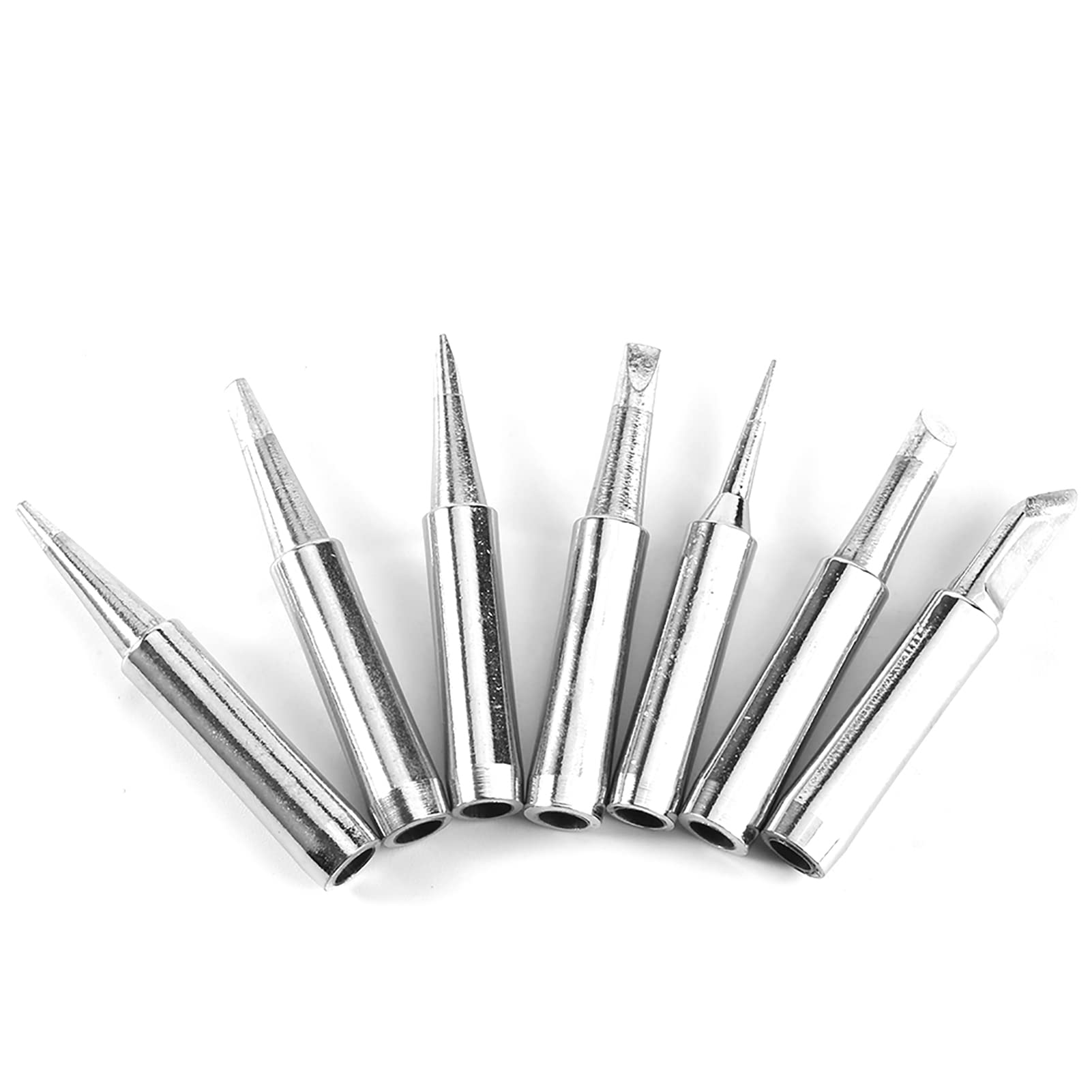 Soldering Iron Tips, 900M-T Lead-Free Copper Solder Iron 200℃~480℃ for 936, 937, 938, 969, 8586, 852D Soldering Station(10pcs: Soldering Tips)