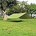 YUEDGE Easy Set Up Portable Waterproof Camping Tarp Shelter Sunshade Rain Tarp Tent Tarp Hammock Tarp Rain Fly (M Army Green)