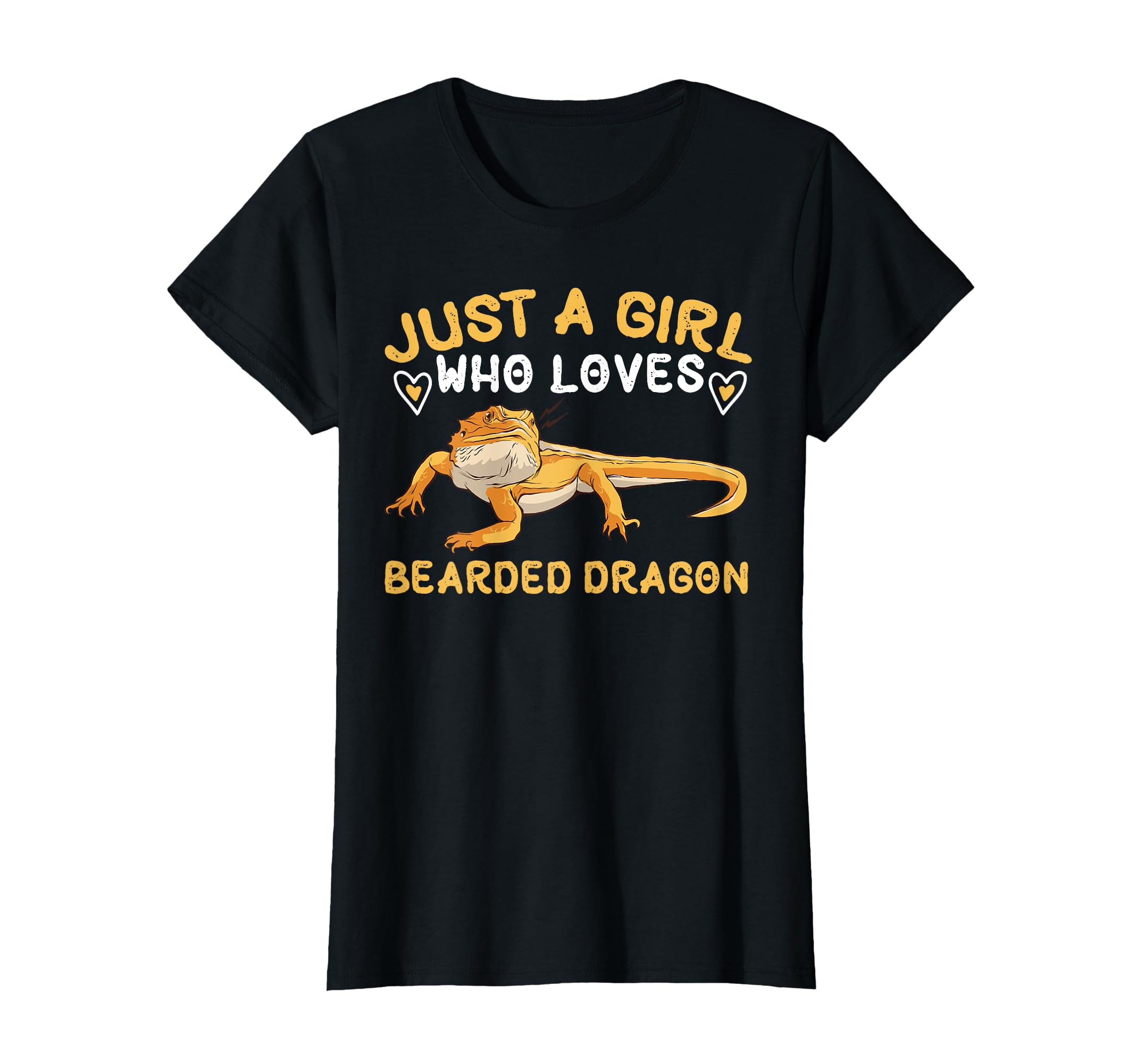 Bearded Dragons I Reptiles Lizard Dragon Love Girl Saying T-Shirt