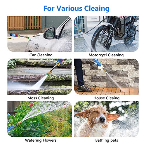 Suyncll High Power Washer Electric Pressure Washer,3800PSI 2.8GPM Pressure Washer Car Patio Garden Yard Cleaner(Blue)