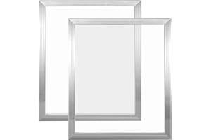 Caydo 2 Pieces 24 x 20 Inch Aluminum Silk Screen Printing Frames with 160 Mesh for Screen Printing