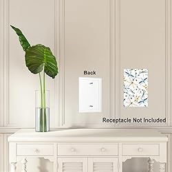 Pznen Light Switch Cover Plate, Dragonfly Garden