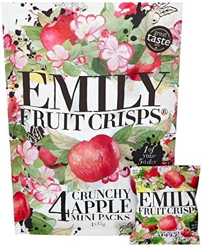 Emily Fruit Crisps Crunchy Apple 15g x - 4 per pack (0.13lbs)