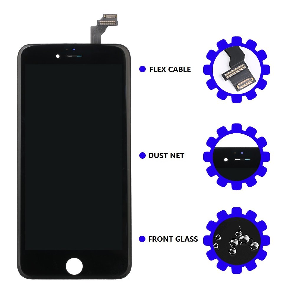 IPhone 6 Plus Screen Replacement Black,Goldwangwang 5.5inch LCD Touch