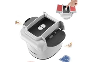 Automatic Card Shuffler, 4 Deck Electric Shuffler Machine - Quiet Rechargeable Poker Card for Blackjack, Casino Games