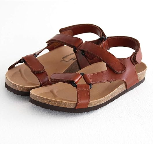 Amazon プラクトン コルクソールサンダル No Vequeta Cuero キャメル 35 22 5 23cm Plakton プラクトン ファッションサンダル