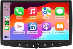 Eonon 6GB+64GB Double Din Car Stereo, 10.1 Inch Wireless CarPlay Android Auto Car Audio Receiver, Android 13 Touchscreen Navigation, Bluetooth, Backup Camera, 4G LTE, DSP -UX6SK-PLUS