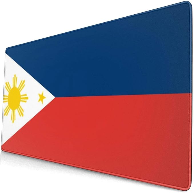 Philippine Flag Large Mouse Pad Computer Gaming Mat 15.8 X 29.5 Inch