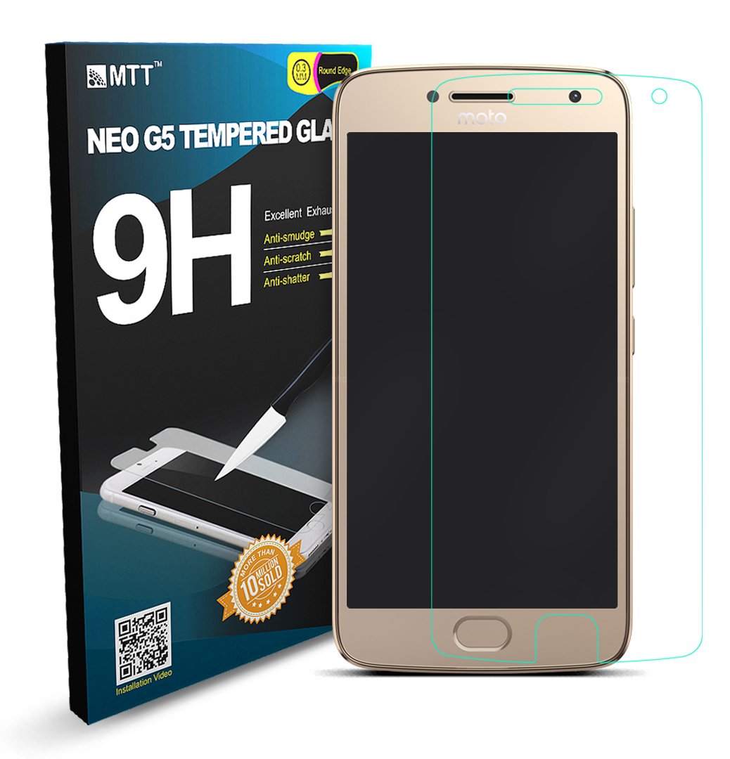 MTT Premium Tempered Glass Screen Protector Guard for Amazon.in