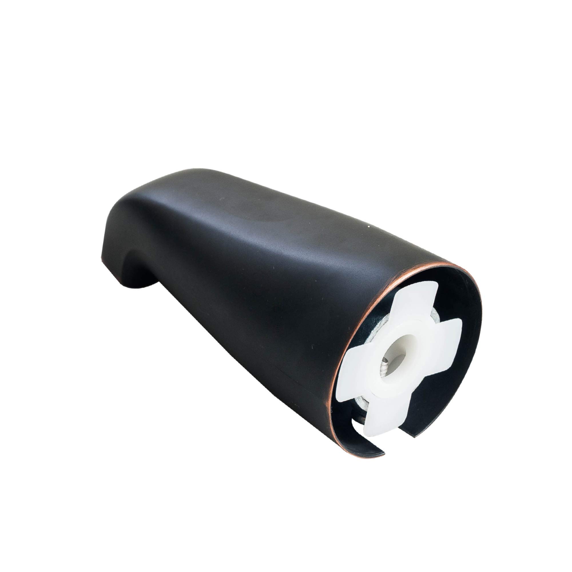 SENTO Universal Heavy Durable Metal Bathroom Tub Spout without Diverter, Heavy Duty Metal Bathtub Faucet without Shower Diverter - 4 Inches 1/2" Copper Pipe, Oil-Rubbed Bronze