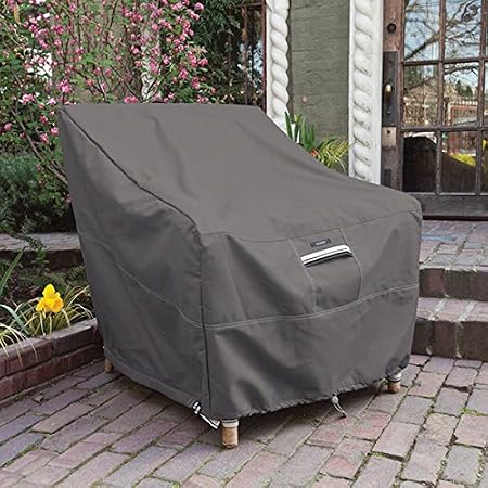Amazon Com Classic Accessories 55 143 015101 Ec Ravenna Patio Chair Cover Garden Outdoor