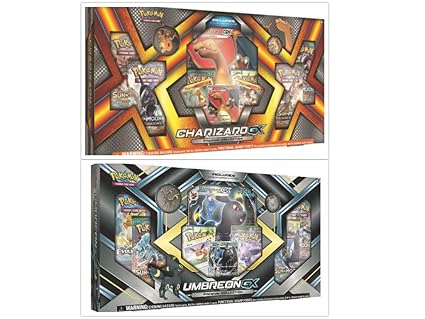 Amazoncom Pokémon Umbreon Gx Premium Collection Box And