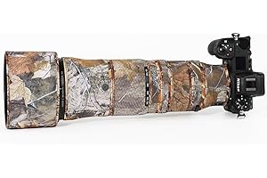CHASING BIRDS Camouflage Waterproof Lens Coat for Nikon Z 180-600mm f/5.6-6.3 VR Rainproof Lens Protective Cover (Forest Camo