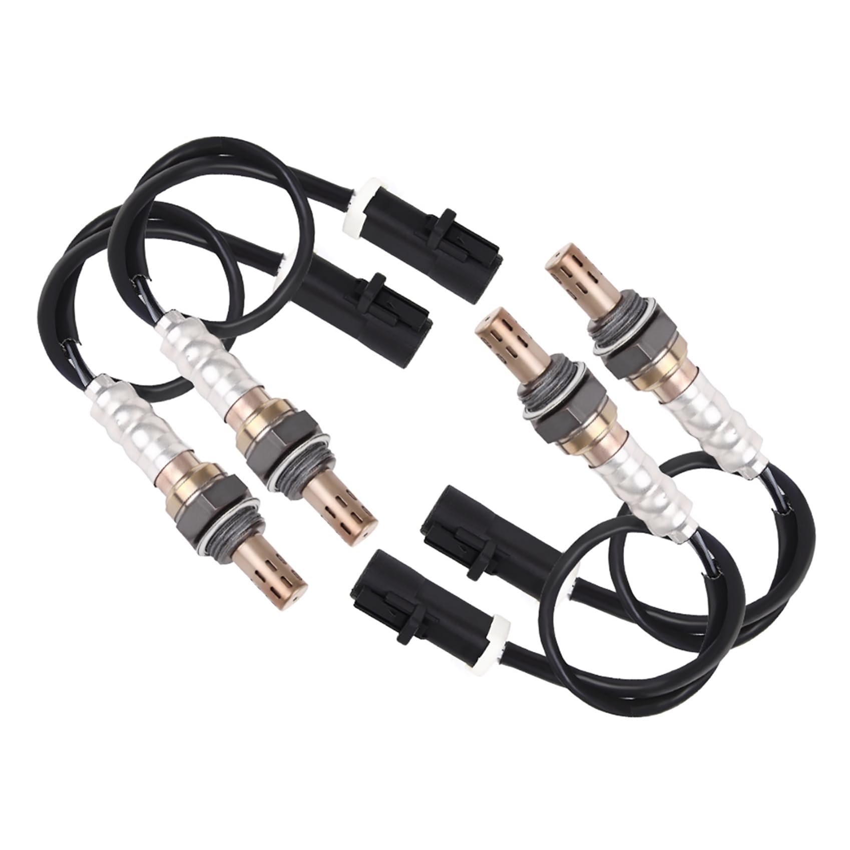 Photo 1 of O2 Oxygen Sensor Upstream and Downstream Replacement for Ford F150 F250 F350 E150 E250 E350 Super Duty Ranger Escape Explorer Sport Trac, for Mazda Tribute Lincoln Mercury Replace 15717 15716 4Pcs