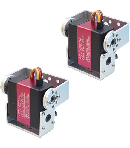 HiRCgo 2PCS 40KG Digital RC Servo – Full Metal Gear High Torque For 1:8 1:10 Scale RC Cars, Crawlers, Buggy (DS3240MG)