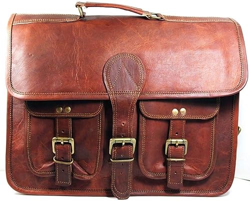 pure leather messenger bags