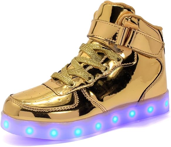 zapatillas con luces led para ninos y