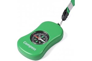 JETFREE Kids Explorer Kit Compass Toy | Essential Outdoor Adventure Gear (Compass & Whistle Included) | Develops Sense of Direction, Gift for Boys & Girls