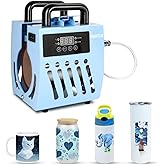 MAIKESUB Mug Press Upgrade Mug Heat Press Machine for 10oz-15oz Coffee Mugs 16oz Skinny Straight Cups, Handheld Lightweight Mug Press Sublimation Machine Cup Heat Press Mini Tumbler Press