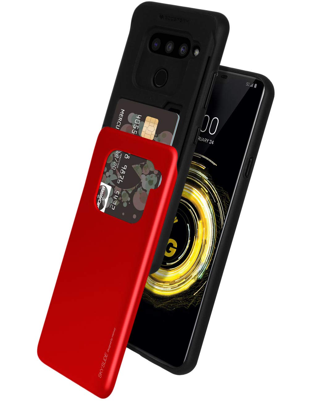 Best lg v50 case card holder