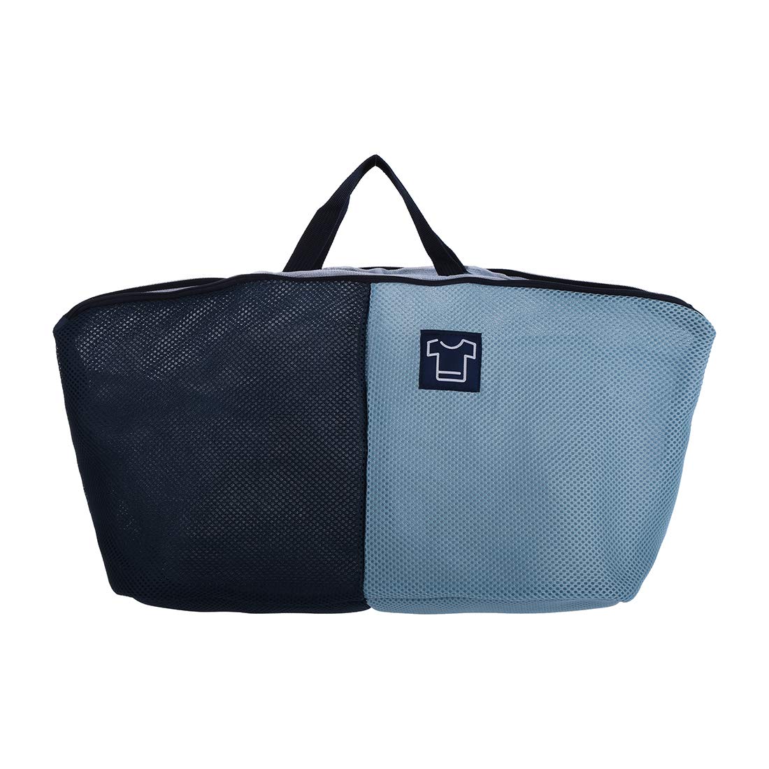 MINISO Zippered Mesh Laundry Bag,Polyester, Blue Amazon.in Home