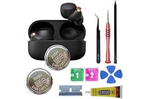 Soseieiu Z55H Battery,𝟮𝟬𝟮𝟰 𝗡𝗲𝘄 𝗨𝗽𝗴𝗿𝗮𝗱𝗲𝘀 Replacement Battery for WF-1000XM4 with Glue Tool Repair Kit 75mAh 3.85V/0.29Wh