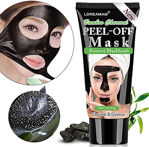 Blackhead Remover Mask,Black Mask,Charcoal Face Mask,Purifying Peel-off Mask with Activated Charcoal Deep Pore Cleanse for Acne