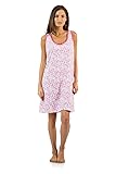 Casual Nights Women's Cotton Sleeveless Nightgown