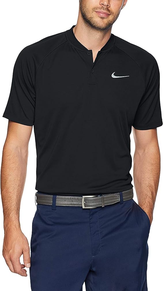nike dry momentum blade golf polo