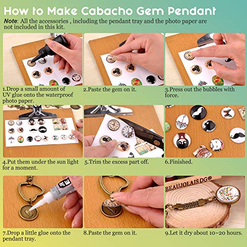 6 Silicone+LETS+RESIN+Cabochons+Jewelry