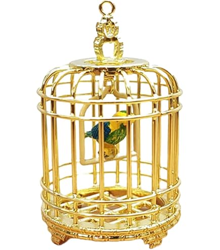 Grande cage à oiseaux ancienne en fer rouillé, à dôme français - France Grande cage à oiseaux ancienne en fer rouillé, à dôme français - France