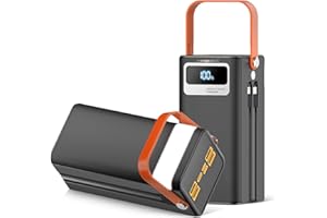 PANGOOTEK Portable Power Bank Station 99Wh Outdoor Generator with Flashlight LCD Display Backup Phone Battery Pack Portable PD Fast Charger for Laptop Cellphone Travel Camping Home Use
