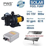 Amazon.com : Gowe 1200watts Solar DC Swimming Pool Pump