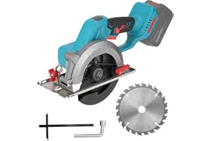 HEIMERDINGER 6 Inch Brushless Cordless Circular Saw for Makita 18V Battery(Not Inclued), 6900 RPM Compact Mini Circular Saw,Compatible with 5-1/2 Inch and 5-3/8 Inch Blade